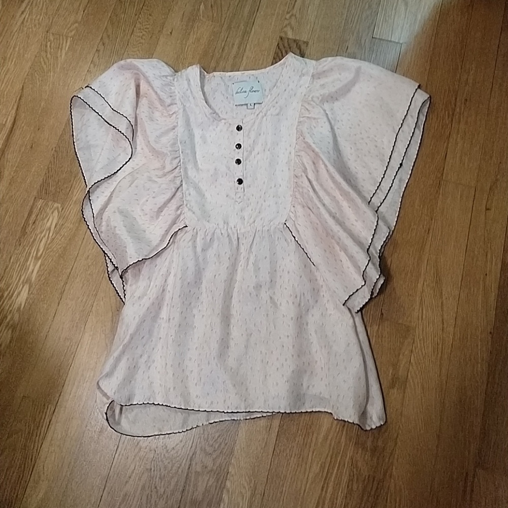 Chelsea Flower silk blouse, size large